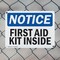 Signmission First Aid Kit Inside, 14 in W x Rectangle, Plastic OS-2PACK-NS-P-1014-L-12738 - alternate 2